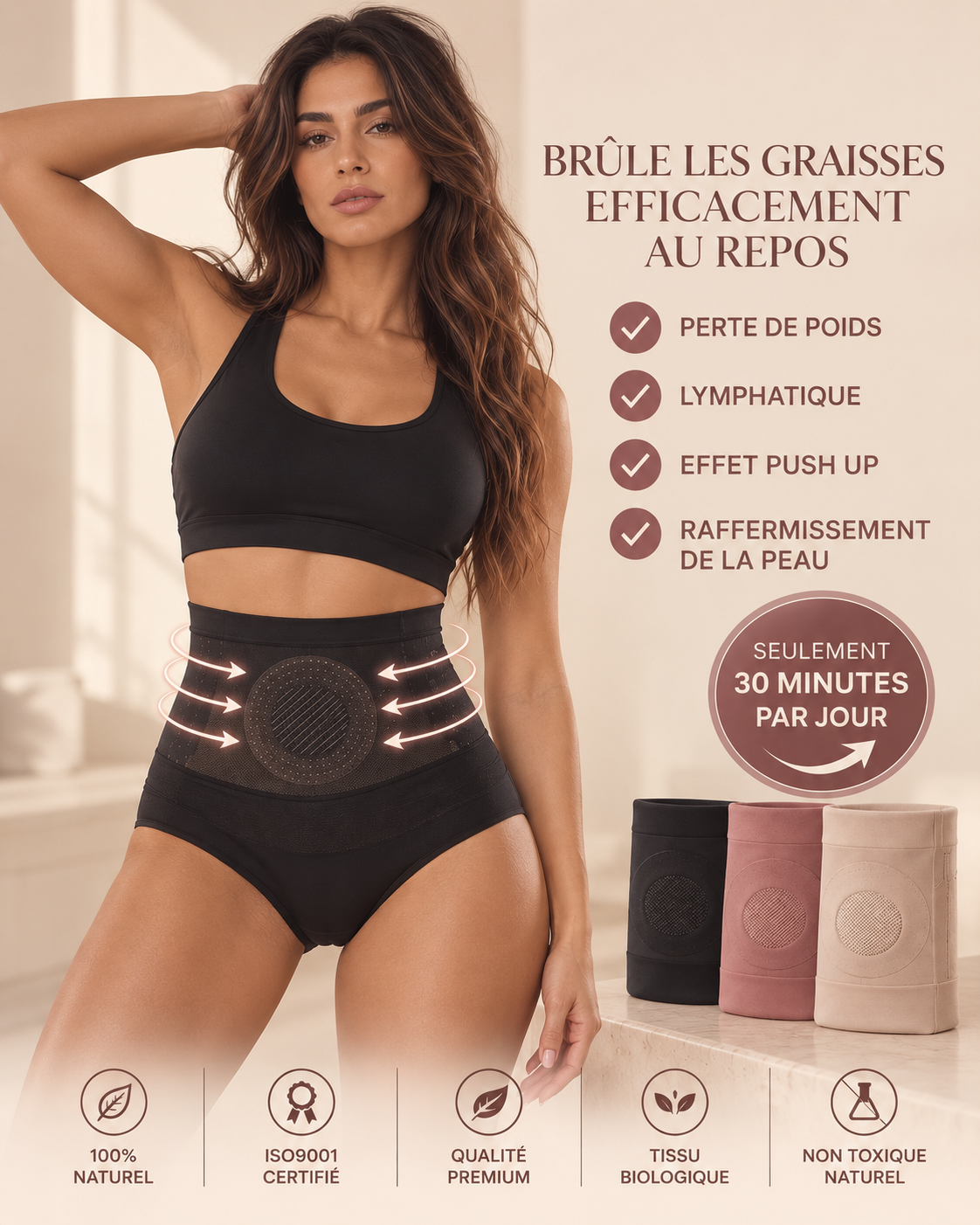 Short sculptant brûle-graisses