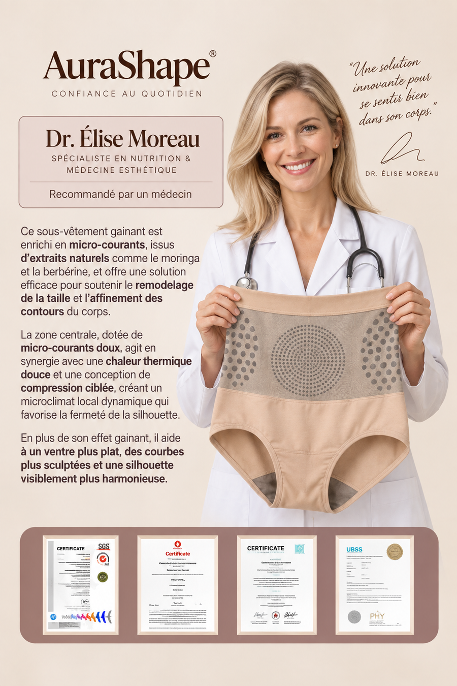 Short sculptant brûle-graisses