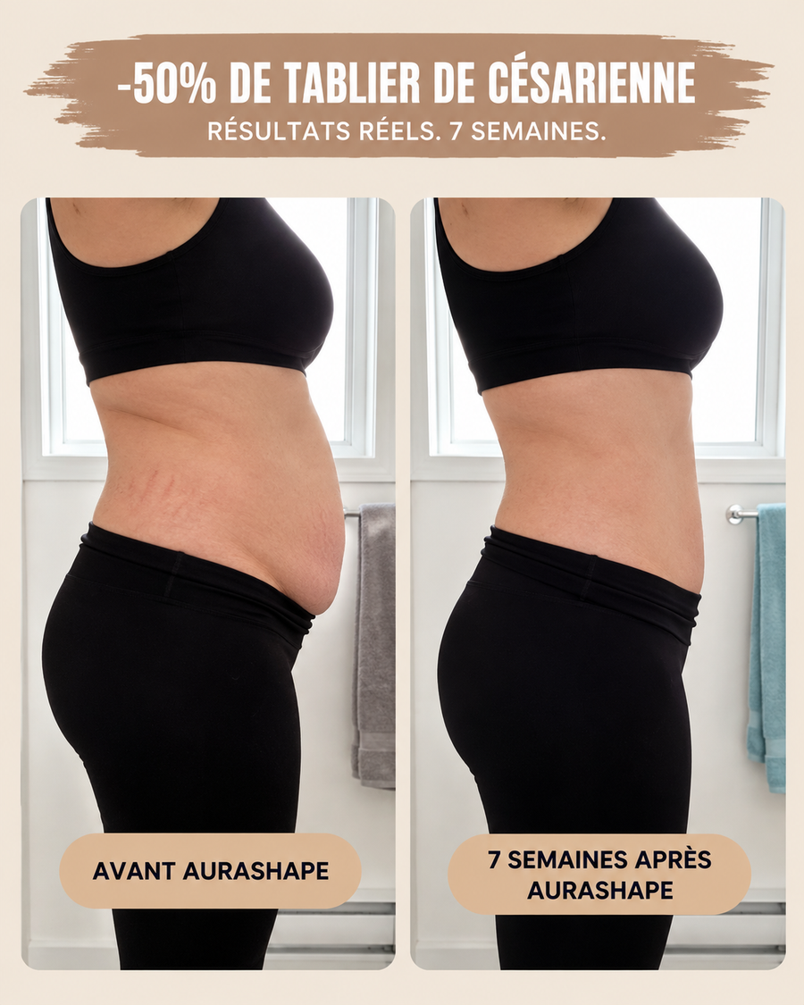 Culotte gainante post-partum à bande croisée 360°
