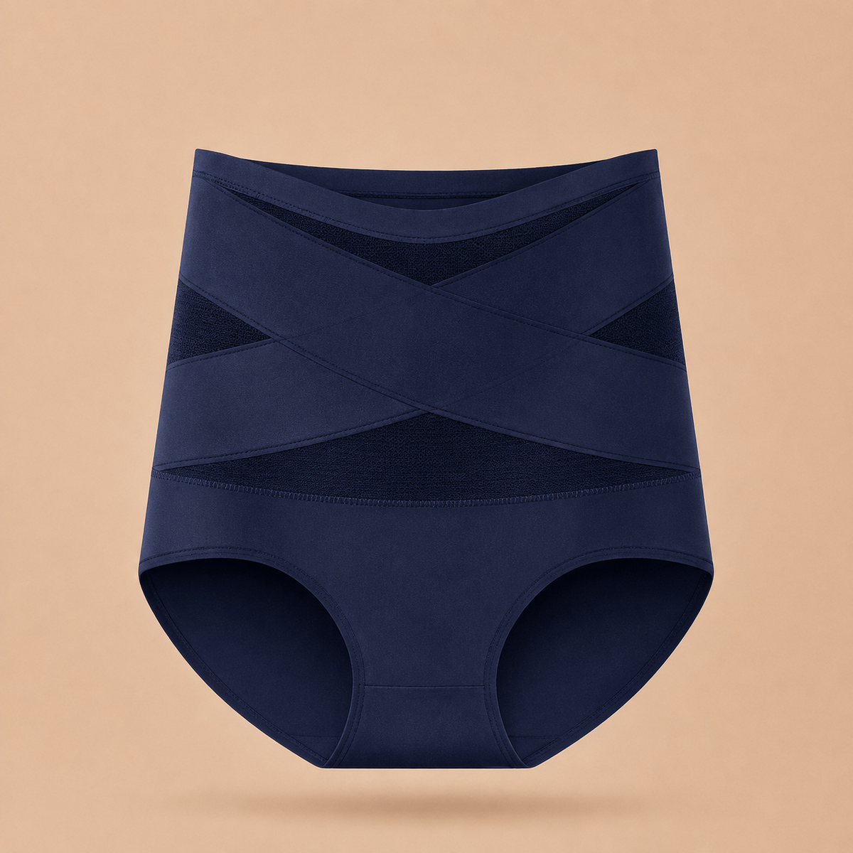 Culotte gainante post-partum à bande croisée 360°