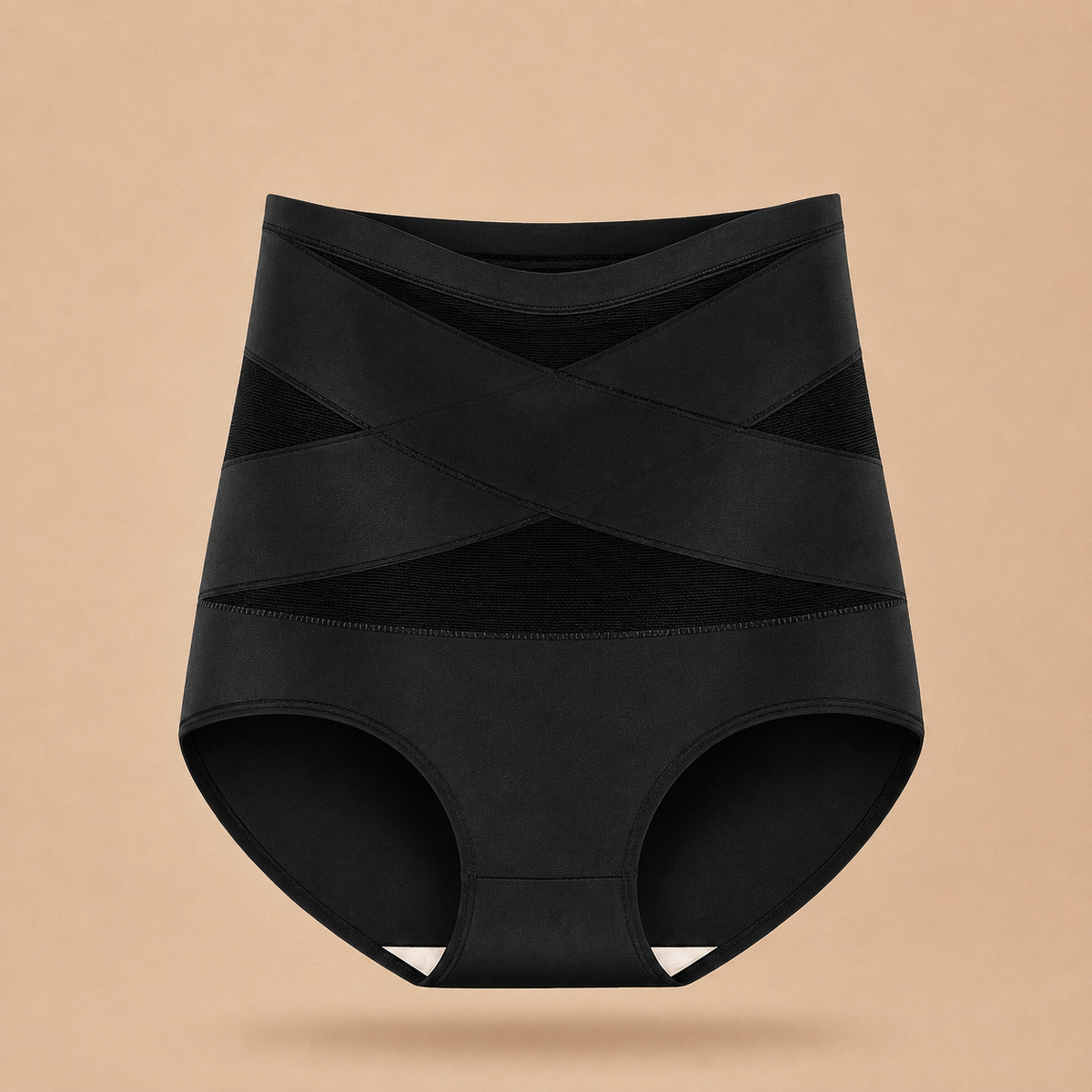 Culotte gainante post-partum à bande croisée 360°