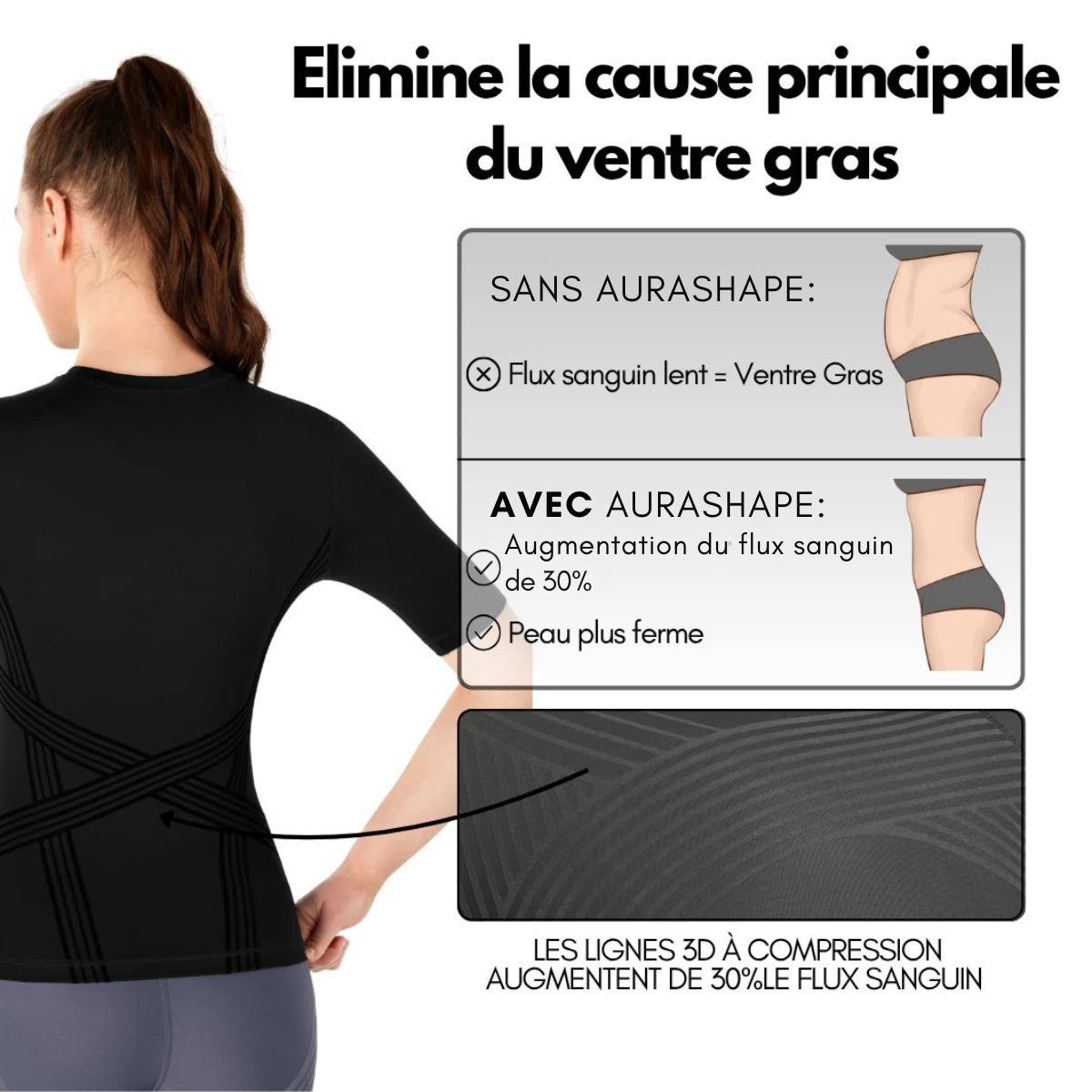 Tee-shirt Sculptant 3D